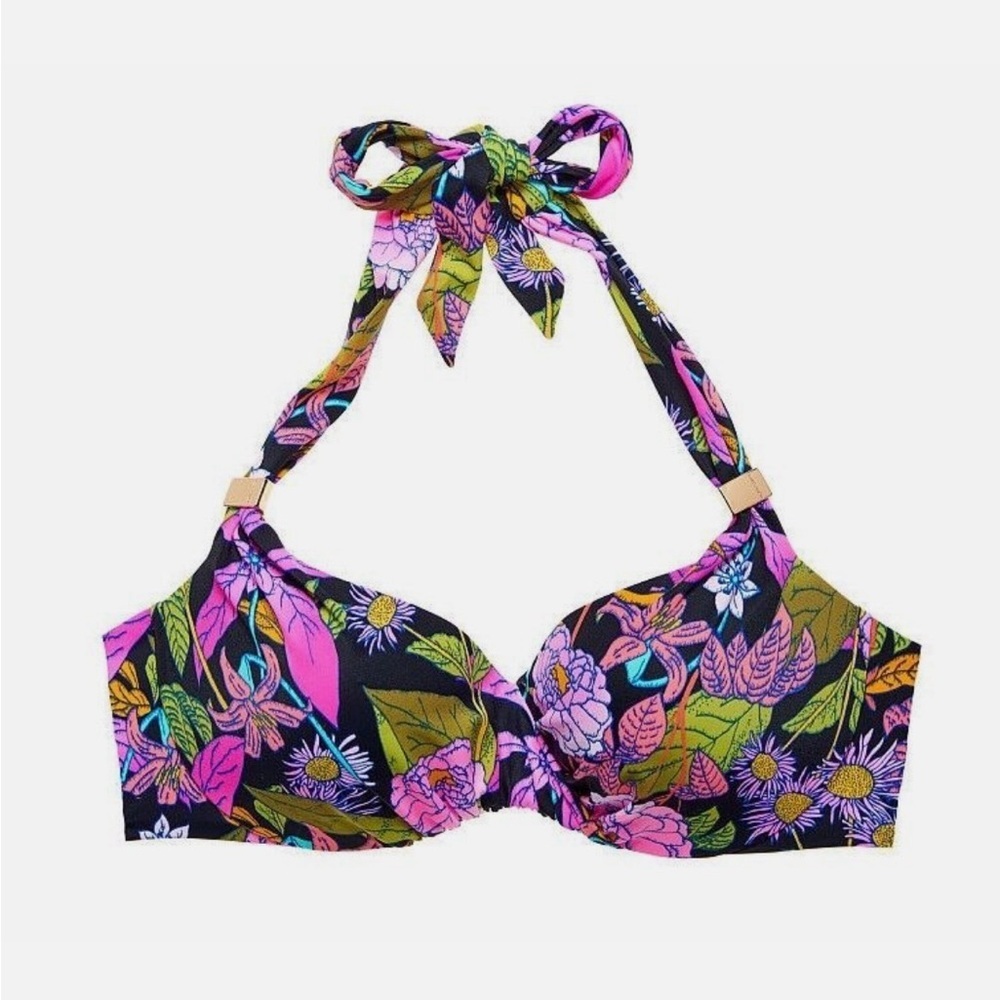 • Victoria's Secret • The Unforgettable Floral Demi Bikini Top